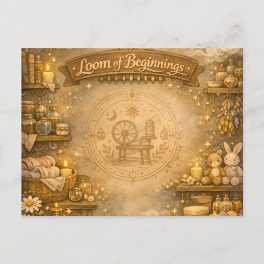 Alchemist's Nursery Feestdagenkaart (Voorkant)
