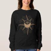 Alchemy Celestial Sun All Seeing Eye Trui (Voorkant)