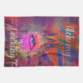 Alchemy Cooking Eye, Mount, Rozen in Sky Theedoek (Horizontaal)