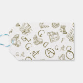 Alchemy Crafts Leveranciers Partij Leveringen Pakk Cadeaulabel (Achterkant Horizontaal)