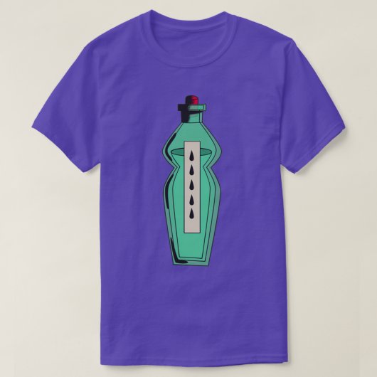 Alchemy Curvy Bottle T-shirt (Design voorkant)