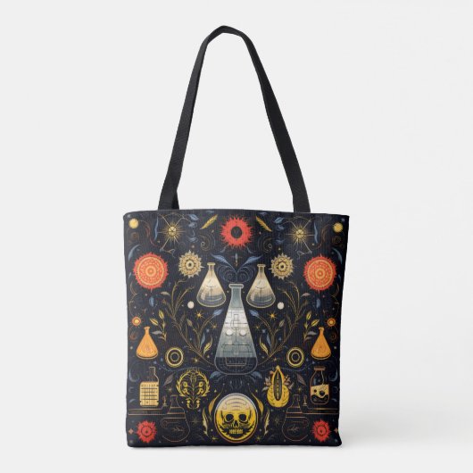 Alchemy Dark Magic Fantasy Tote Bag (Achterkant)