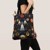 Alchemy Dark Magic Fantasy Tote Bag (Dichtbij)