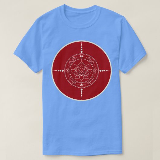Alchemy Design 8 Red en Gold Circle T-shirt (Design voorkant)