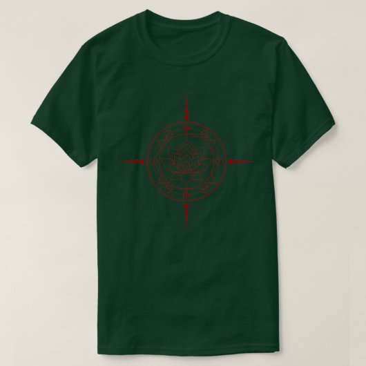 Alchemy Design 9 Rood en wit T-shirt (Design voorkant)