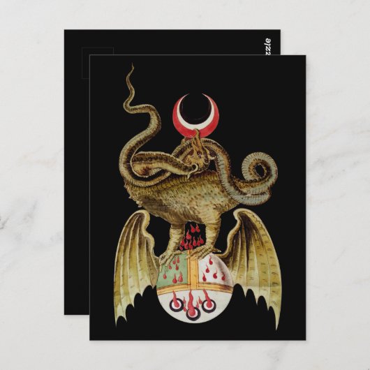 Alchemy Dragon  Illustratie Briefkaart (Voorkant / Achterkant)