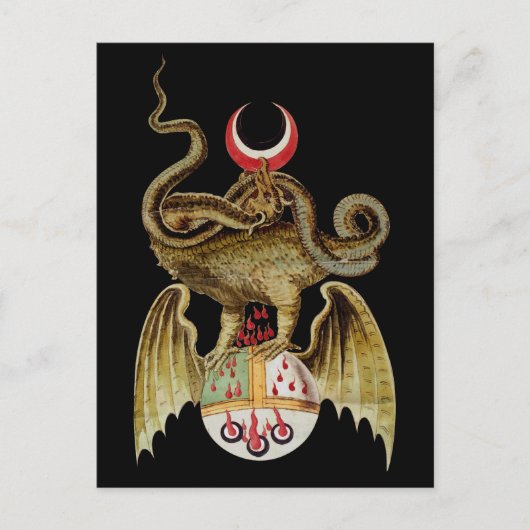 Alchemy Dragon  Illustratie Briefkaart (Voorkant)