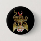 Alchemy Dragon  Illustratie Ronde Button 5,7 Cm (Voorkant)