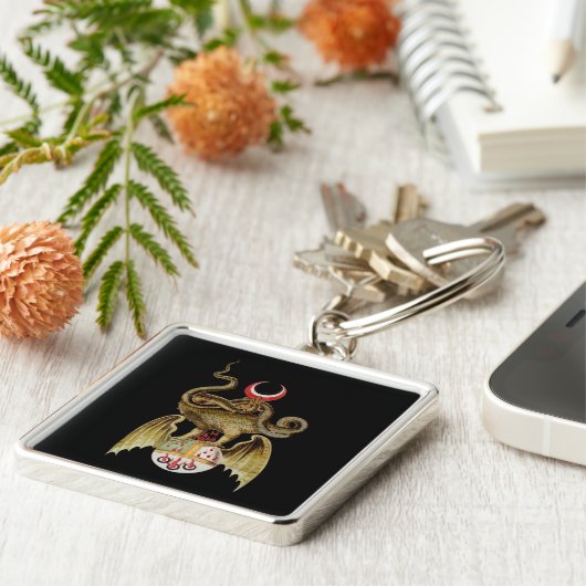 Alchemy Dragon  Illustratie Sleutelhanger (Zijkant)