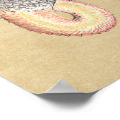 Alchemy Dragon Magical Symbol Poster (Hoek)