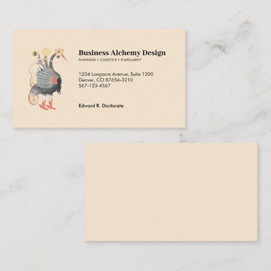Alchemy Dragon Visitekaartje (Voorkant / Achterkant)