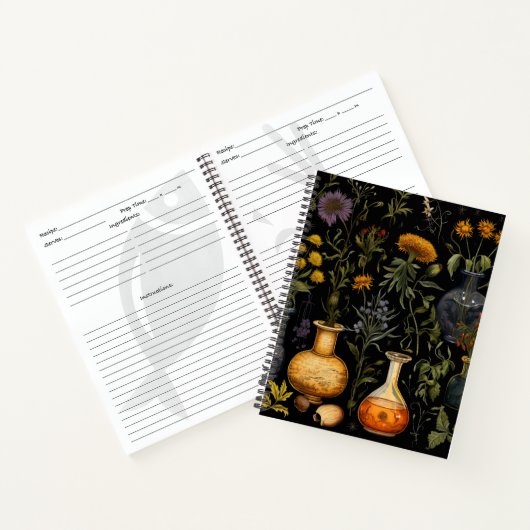 Alchemy Fantasy Flowers Notitieboek (Binnen)