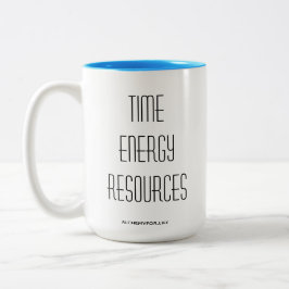 Alchemy for Life Officiële mok.  Alchemiefles Tweekleurige Koffiemok