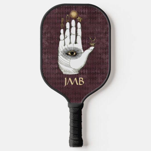 Alchemy Hand of Mysteries gepersonaliseerd Pickleball Paddle (Voorkant)
