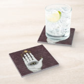 Alchemy Hand of Mysteries Glazen Onderzetter (Schuin)