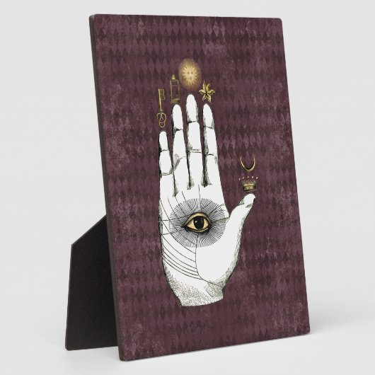  Alchemy Hand of Mysteries Tabletop Plaque Fotoplaat (Zijkant)