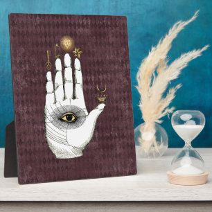  Alchemy Hand of Mysteries Tabletop Plaque Fotoplaat