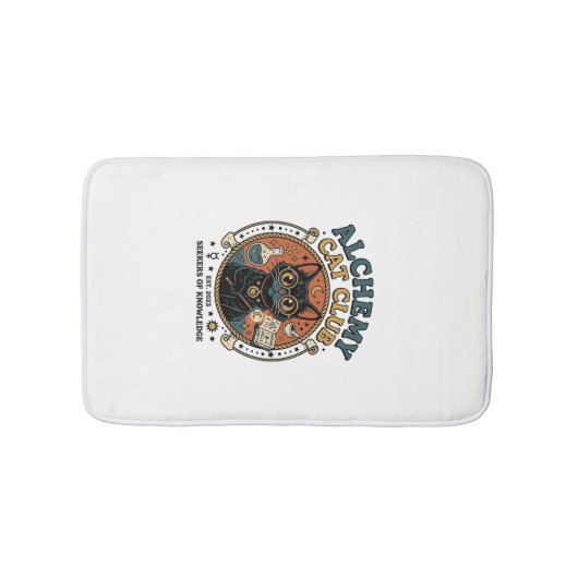 Alchemy Kat Kattenliefhebber Cadeau - Alchemy Cat Badmat (Voorkant)