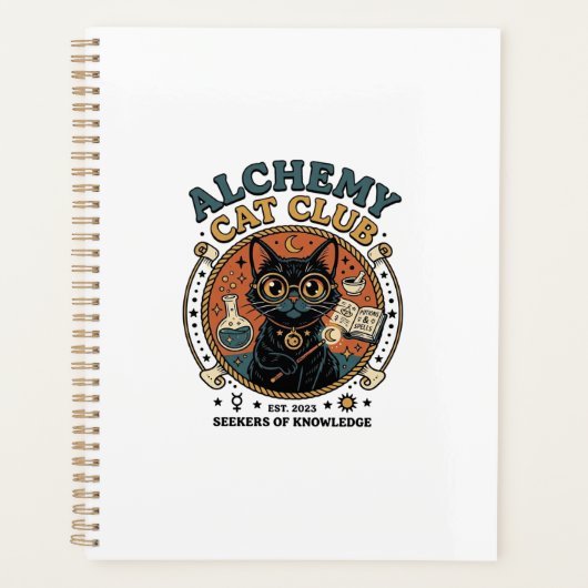 Alchemy Kat Kattenliefhebber Cadeau - Alchemy Cat  Planner (Voorkant)