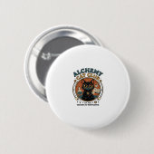 Alchemy Kat Kattenliefhebber Cadeau - Alchemy Cat Ronde Button 5,7 Cm (Voorkant /achterkant)