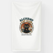 Alchemy Kat Kattenliefhebber Cadeau - Alchemy Cat Spandoek (Verticaal)