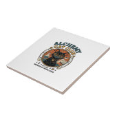 Alchemy Kat Kattenliefhebber Cadeau - Alchemy Cat Tegeltje (Zijkant)