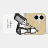 Alchemy Lab apparatuur met naam Case-Mate iPhone Case (Achterkant (horizontaal))