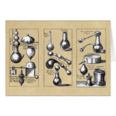 Alchemy Lab Beakers and Tools Note Card (Voorkant Horizontaal)