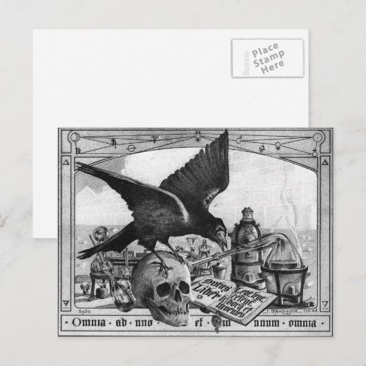 Alchemy Lab Secret Book Briefkaart (Voorkant / Achterkant)