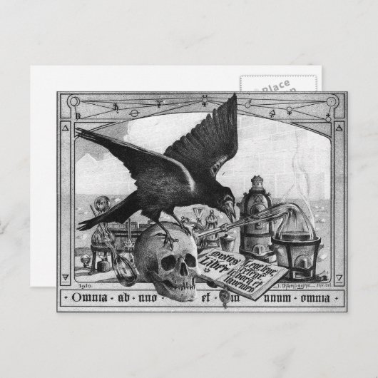 Alchemy Lab Secret Book Briefkaart (Voorkant / Achterkant)