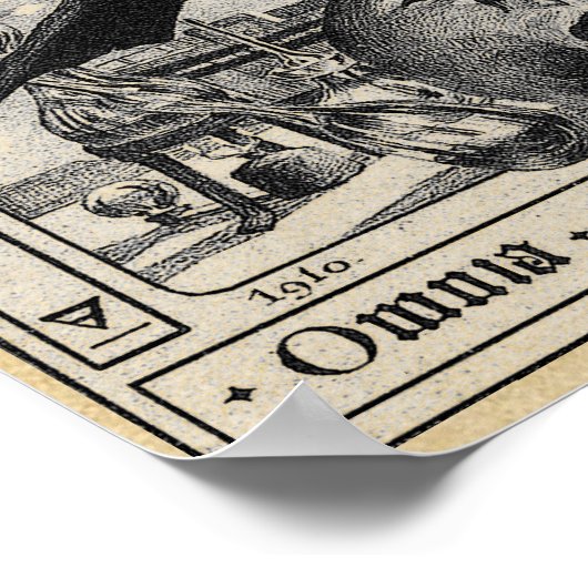 Alchemy Laboratory and the Sphinx Sepia Poster (Hoek)