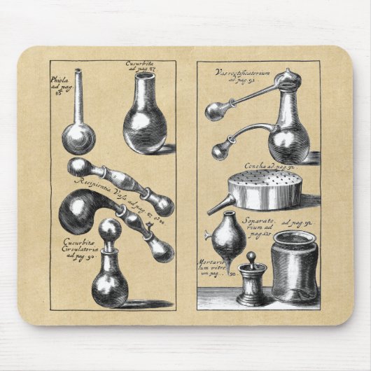Alchemy Laboratory Beakers and Tools Muismat (Voorkant)