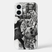 Alchemy Laboratory Raven and Human Skull Case-Mate iPhone Case (Achterkant)