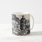 Alchemy Laboratory Raven and Human Skull Koffiemok (Voorkant rechts)