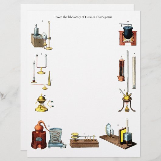 Alchemy Laboratory Tools Stationery (Voorkant / Achterkant)