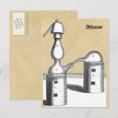 Alchemy Magic Athanor Furnace Briefkaart (Voorkant / Achterkant)