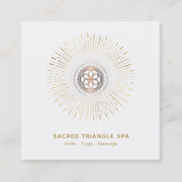 *~* Alchemy - Mandala Shaman Sacred Geometry Vierkante Visitekaartje