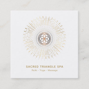 *~* Alchemy - Mandala Shaman Sacred Geometry Vierkante Visitekaartje