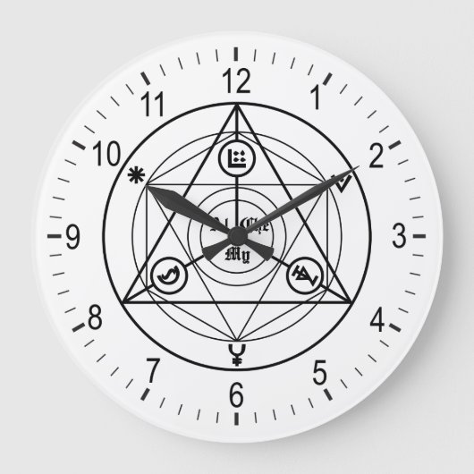 Alchemy manifest grote klok (Voorkant)