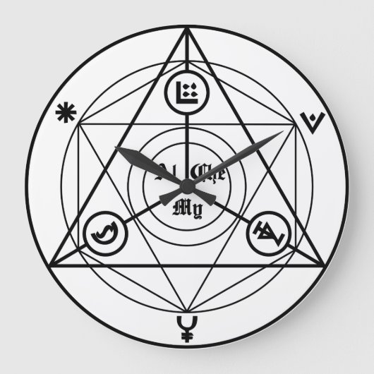 Alchemy manifest grote klok (Voorkant)