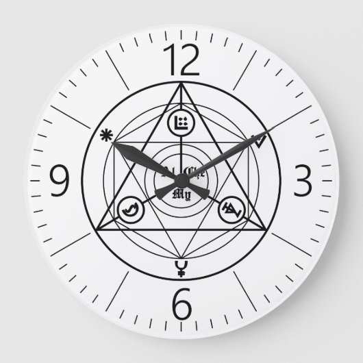 Alchemy manifest grote klok (Voorkant)