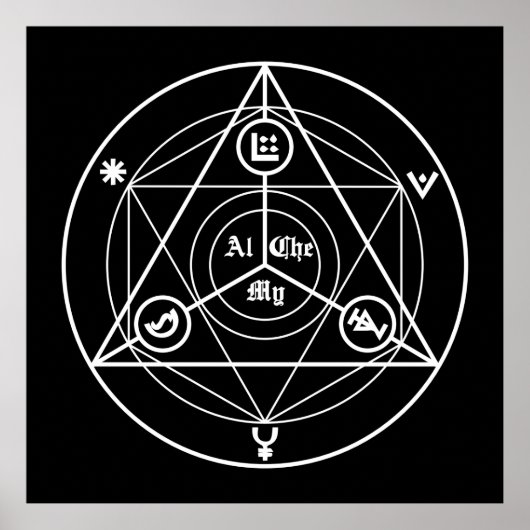 Alchemy manifest poster (Voorkant)