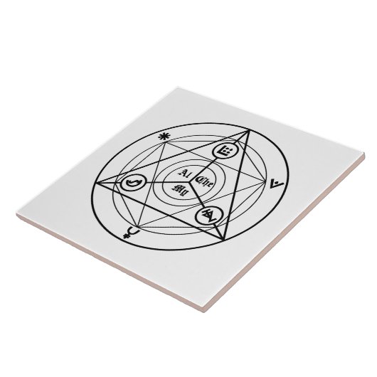 Alchemy manifest tegeltje (Zijkant)