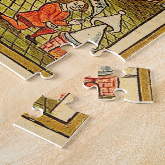 Alchemy Master en leerlingen Legpuzzel (Zijkant)