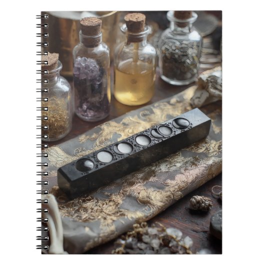 Alchemy Moon Phases Apothecary Notitieboek (Voorkant)