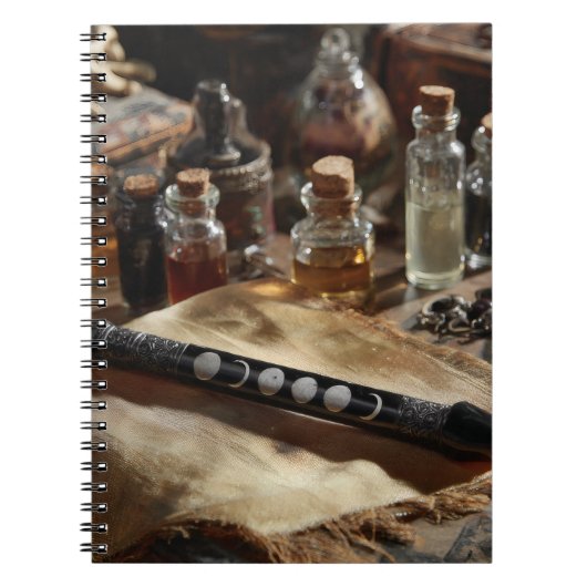 Alchemy Moon Phases Potion Notitieboek (Voorkant)