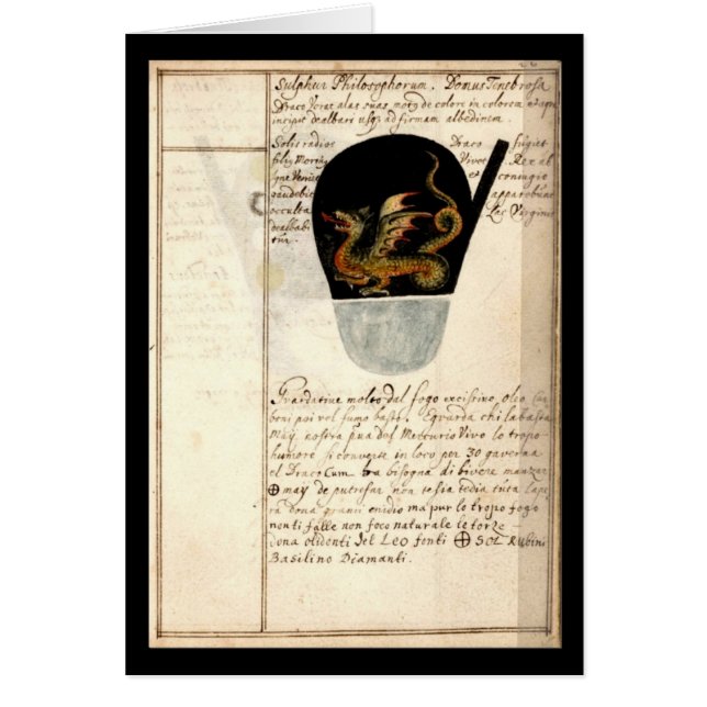 Alchemy Notebook van Johann Grasshoff 1620 Bord 12 (Voorkant)