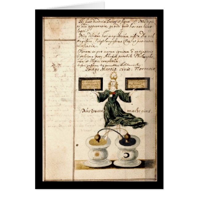 Alchemy Notebook van Johann Grasshoff 1620 Bord 4 (Voorkant)