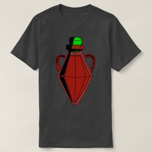 Alchemy Red Diamond Bottle T-shirt (Design voorkant)