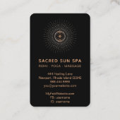 *~* Alchemy Sacred Geometry Shaman Mandala Visitekaartje (Achterkant)